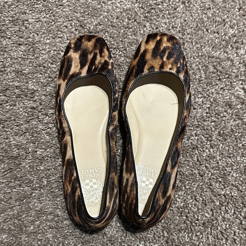 Vince Camuto Animal Print Flats